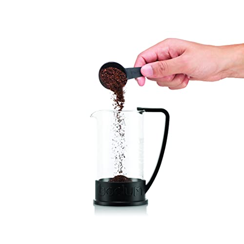 Bodum 34oz Brazil French Press Coffee Maker, High-Heat Borosilicate Glass, Black - Made in Portugal