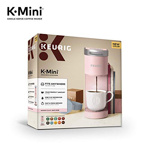 Keurig K-Mini Single Serve K-Cup Pod Coffee Maker, 6 to 12oz Brew size, with Cord Storage, Perfect for Small Spaces, Studio Gray