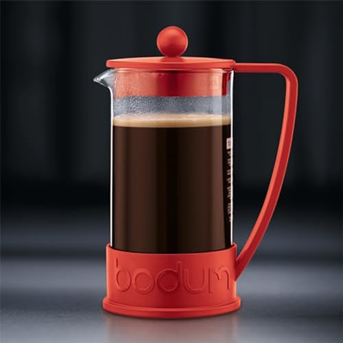 Bodum 34oz Brazil French Press Coffee Maker, High-Heat Borosilicate Glass, Black - Made in Portugal