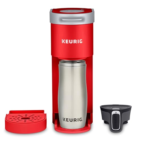 Keurig K-Mini Single Serve K-Cup Pod Coffee Maker, 6 to 12oz Brew size, with Cord Storage, Perfect for Small Spaces, Studio Gray