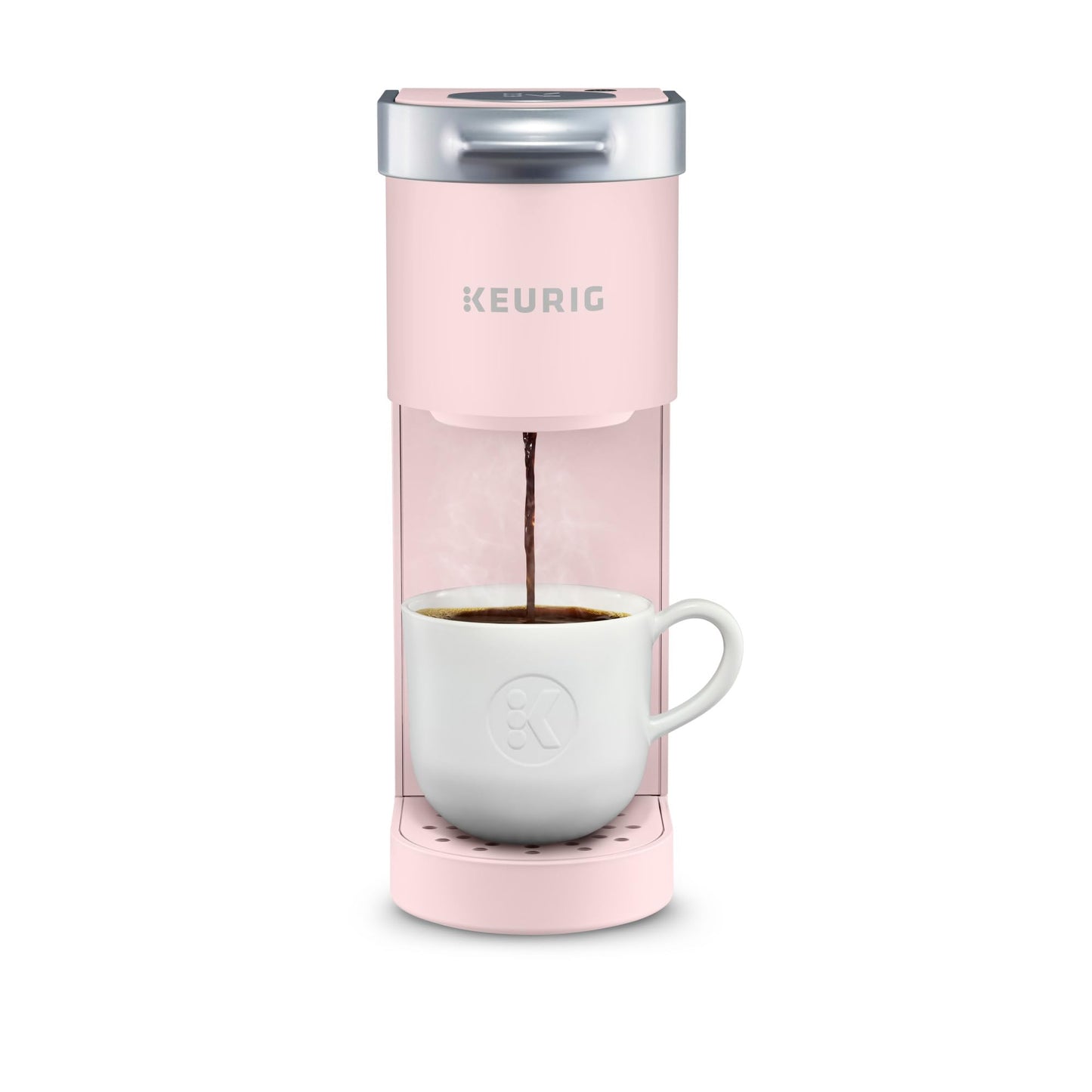 Keurig K-Mini Single Serve K-Cup Pod Coffee Maker, 6 to 12oz Brew size, with Cord Storage, Perfect for Small Spaces, Studio Gray