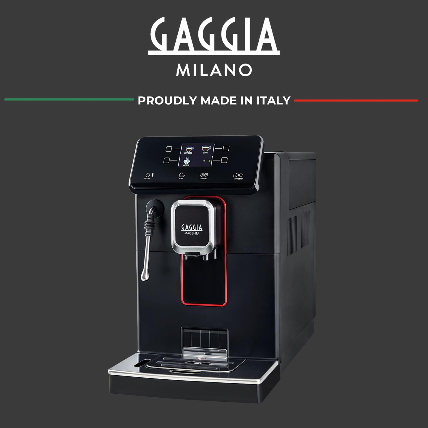 Gaggia Magenta Plus Super-Automatic Espresso Machine, 60 ounces,Black