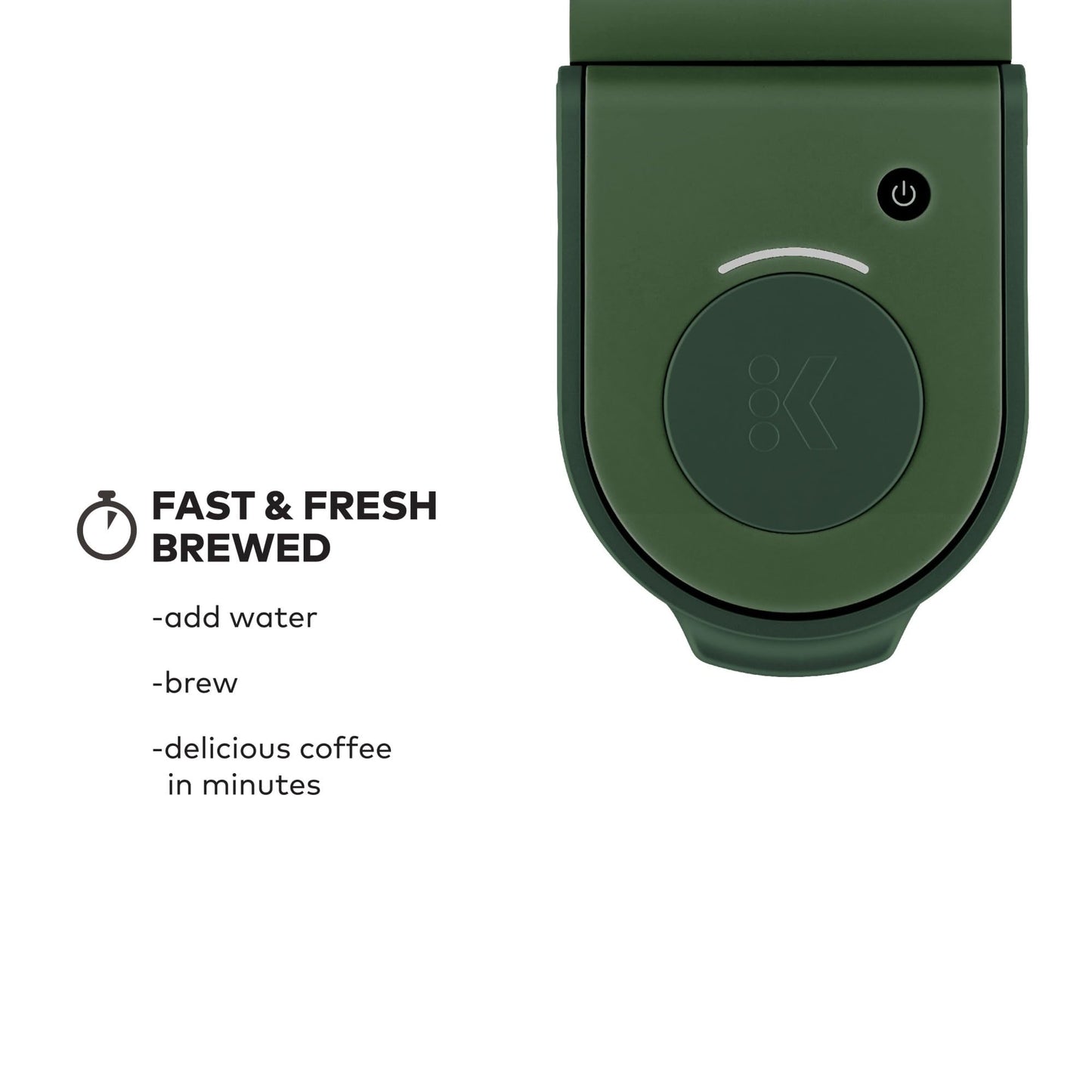Keurig K-Mini Single Serve K-Cup Pod Coffee Maker, 6 to 12oz Brew size, with Cord Storage, Perfect for Small Spaces, Studio Gray