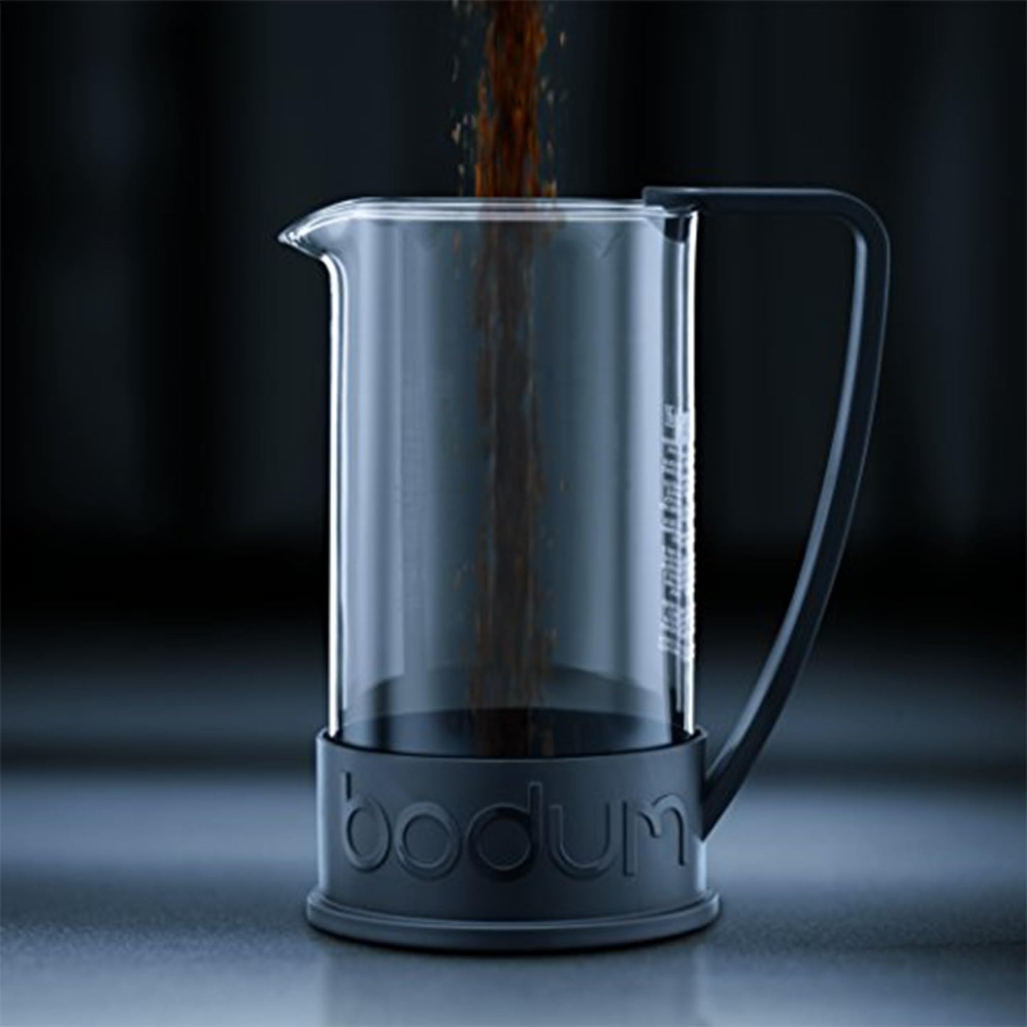 Bodum 34oz Brazil French Press Coffee Maker, High-Heat Borosilicate Glass, Black - Made in Portugal