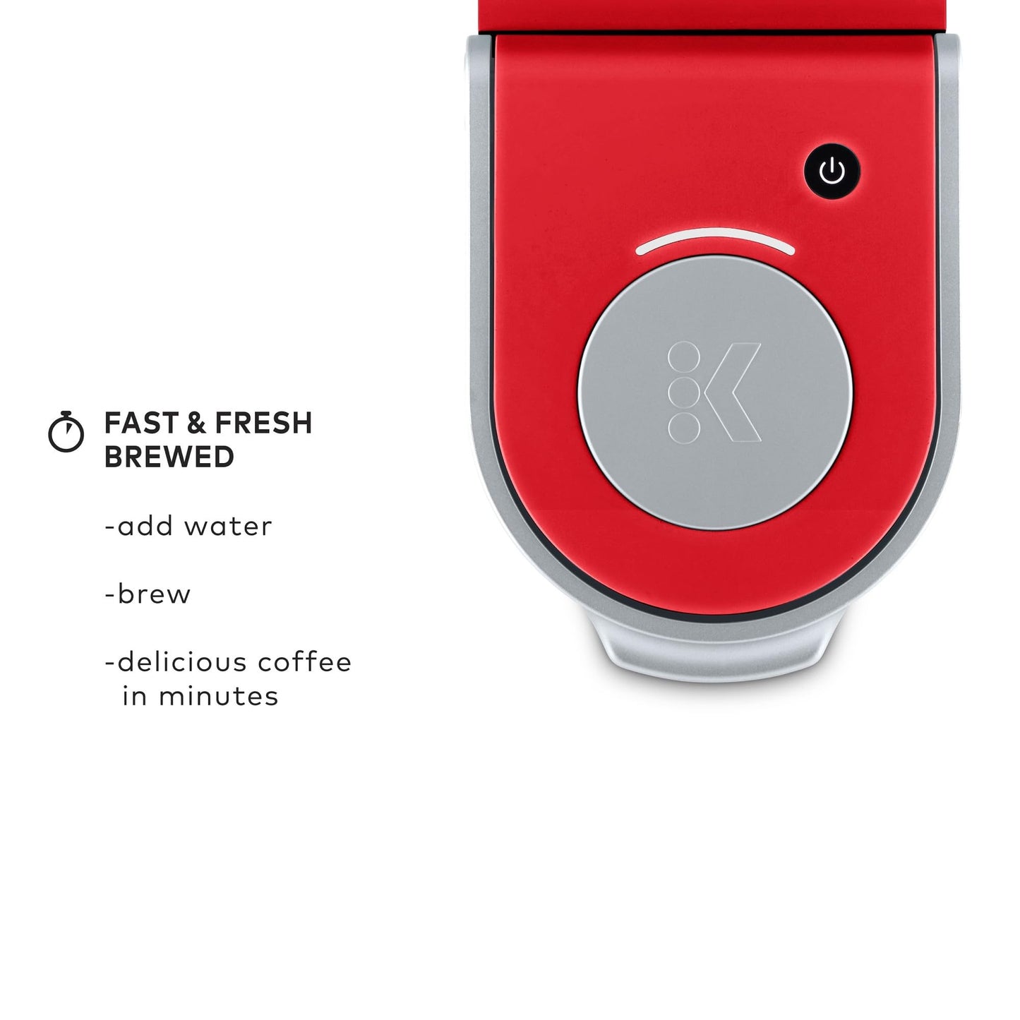 Keurig K-Mini Single Serve K-Cup Pod Coffee Maker, 6 to 12oz Brew size, with Cord Storage, Perfect for Small Spaces, Studio Gray