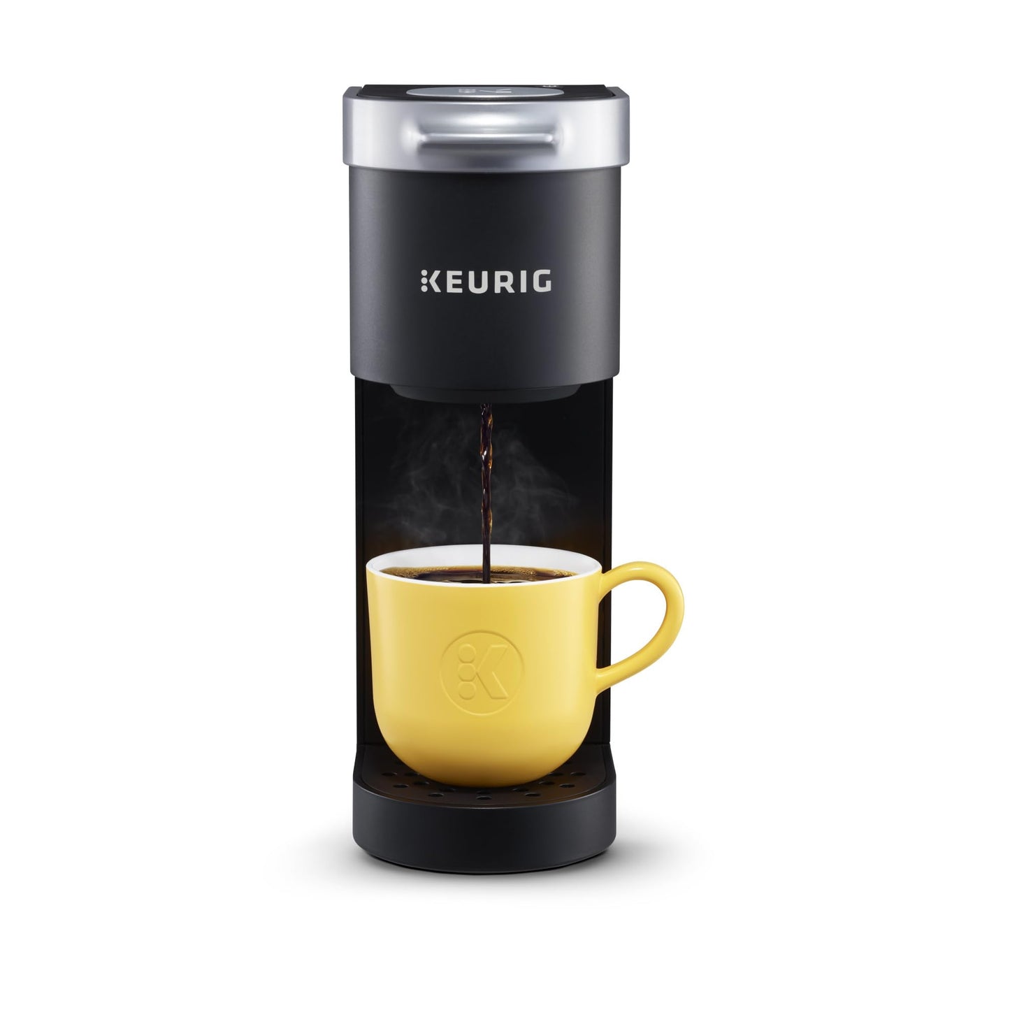 Keurig K-Mini Single Serve K-Cup Pod Coffee Maker, 6 to 12oz Brew size, with Cord Storage, Perfect for Small Spaces, Studio Gray