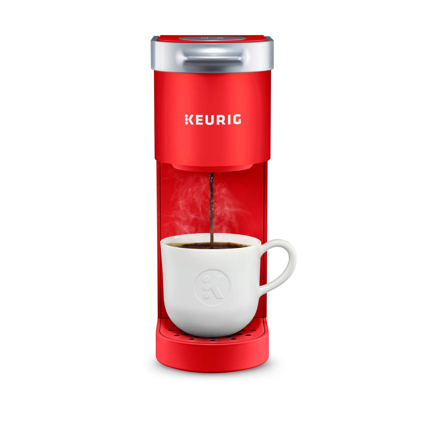 Keurig K-Mini Single Serve K-Cup Pod Coffee Maker, 6 to 12oz Brew size, with Cord Storage, Perfect for Small Spaces, Studio Gray