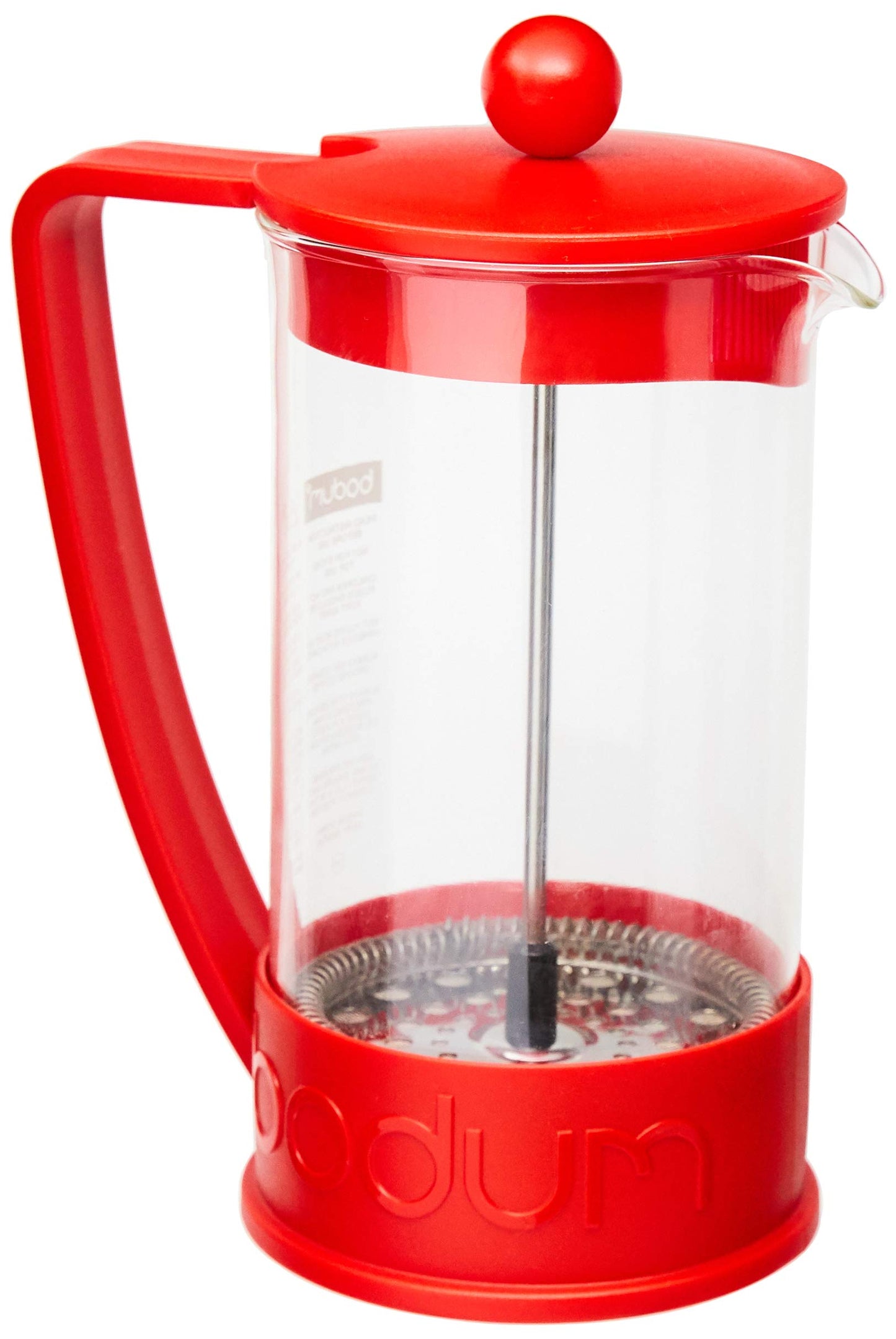 Bodum 34oz Brazil French Press Coffee Maker, High-Heat Borosilicate Glass, Black - Made in Portugal