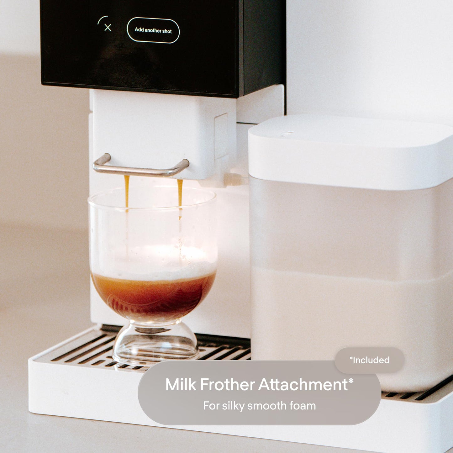 Terra Kaffe Super Automatic Espresso Machine - App-Enabled Coffee Machine - Auto Wake & Sleep - All Milk Types - Roaster-Approved Espresso Settings - Cappuccino Machines for Home - Black TK-02