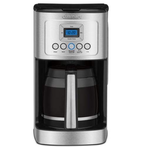 Cuisinart Coffee Maker, 14-Cup Glass Carafe, Fully Automatic for Brew Strength Control & 1-4 Cup Setting, Stainless Steel, DCC-3200P1