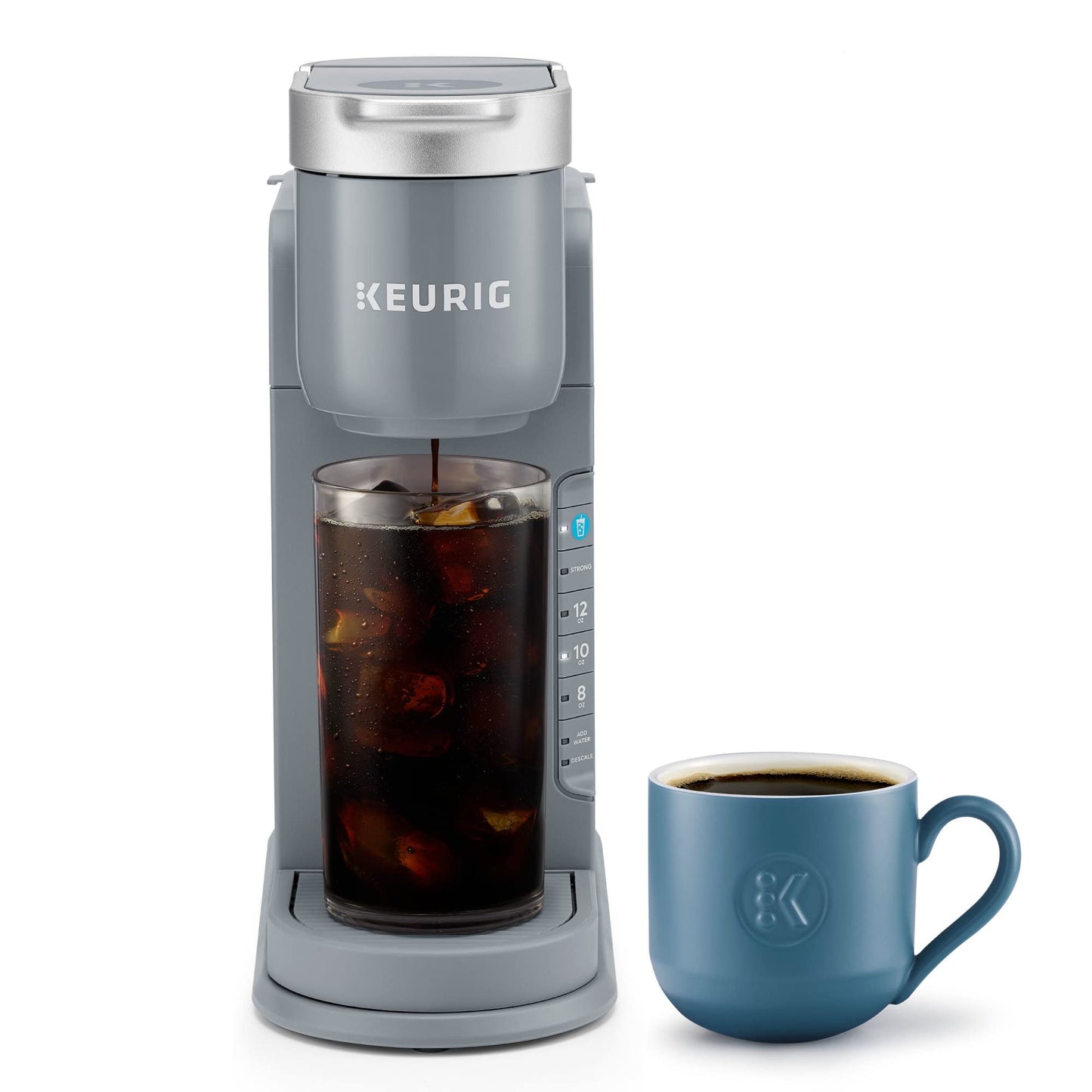 Keurig K-Iced Coffee Maker, Single Serve K-Cup Pod Iced Coffee Maker, With Hot and Cold Coffee Capabilities, Brews Any K-Cup Pod, White