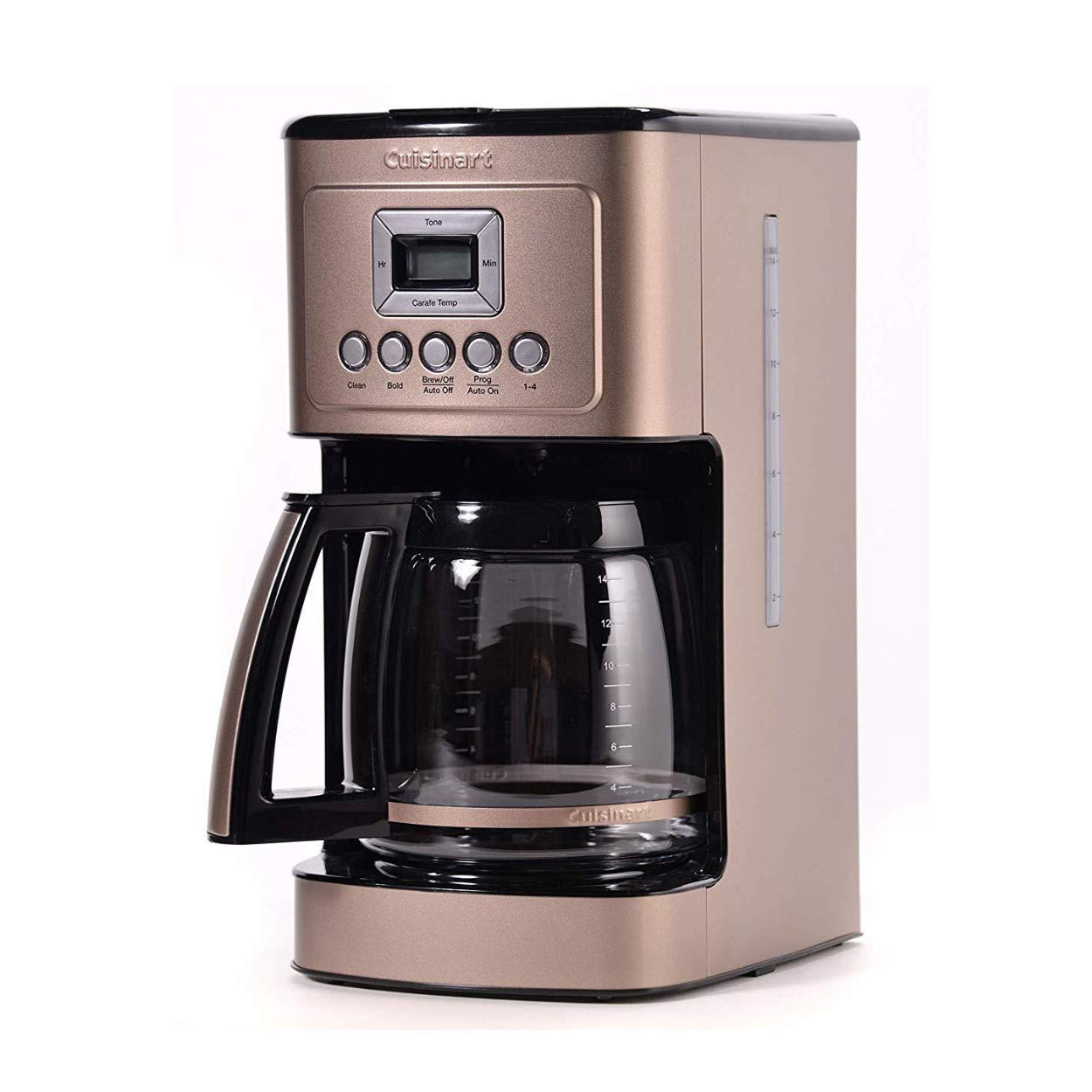 Cuisinart Coffee Maker, 14-Cup Glass Carafe, Fully Automatic for Brew Strength Control & 1-4 Cup Setting, Stainless Steel, DCC-3200P1