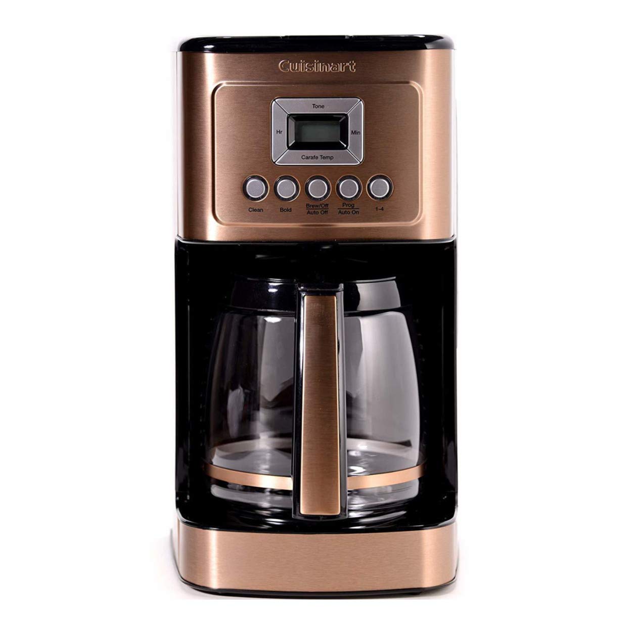 Cuisinart Coffee Maker, 14-Cup Glass Carafe, Fully Automatic for Brew Strength Control & 1-4 Cup Setting, Stainless Steel, DCC-3200P1