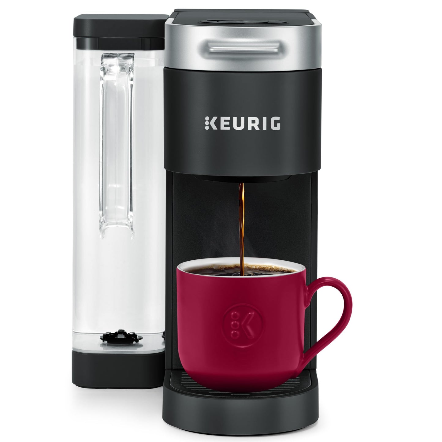 Keurig K-Supreme Single Serve K-Cup Pod Coffee Maker, MultiStream Technology, 4 Brew Sizes, 66oz Dual-Position Removable Reservoir, Gray