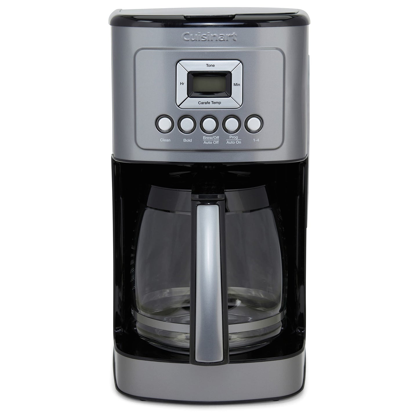 Cuisinart Coffee Maker, 14-Cup Glass Carafe, Fully Automatic for Brew Strength Control & 1-4 Cup Setting, Stainless Steel, DCC-3200P1