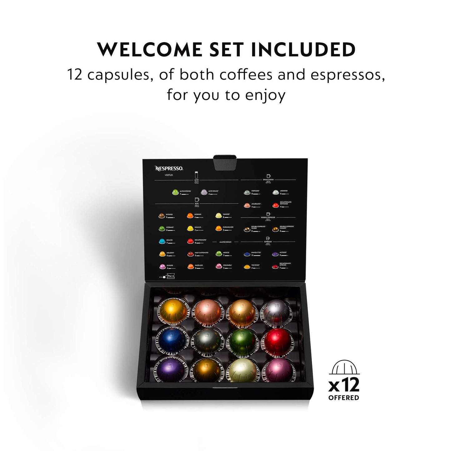 Nespresso Vertuo Plus Deluxe Coffee and Espresso Maker by De'Longhi, Titan with Aeroccino Milk Frother, 110 Volts