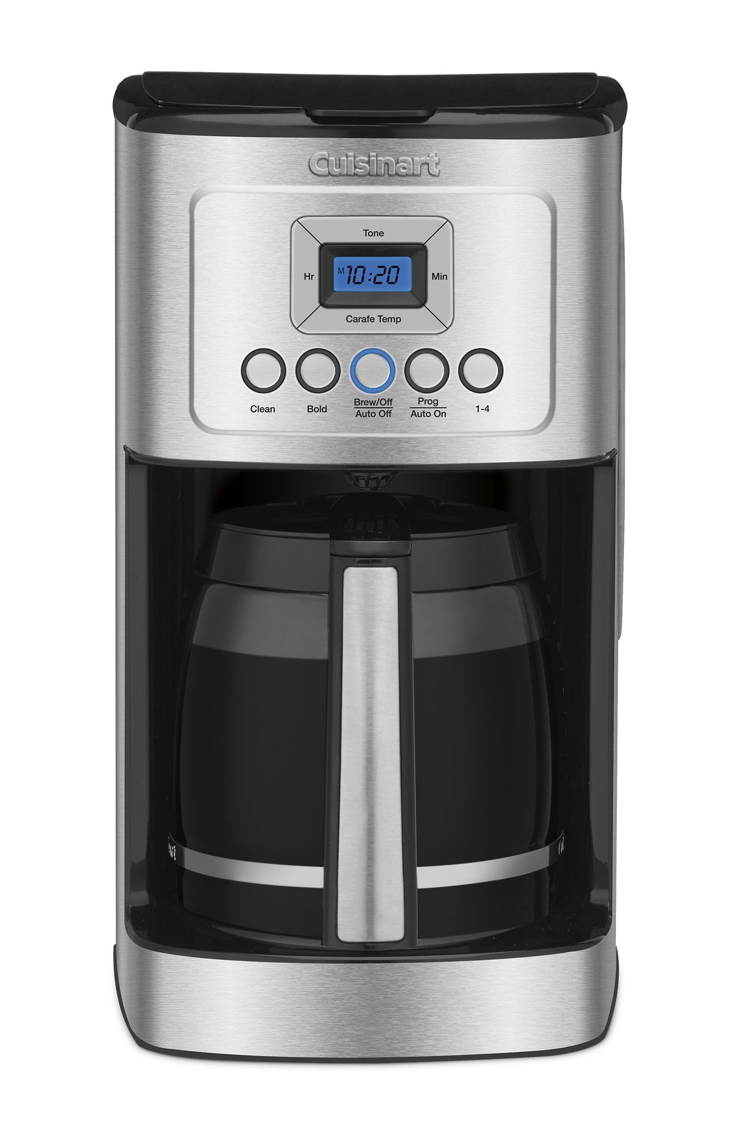 Cuisinart Coffee Maker, 14-Cup Glass Carafe, Fully Automatic for Brew Strength Control & 1-4 Cup Setting, Stainless Steel, DCC-3200P1