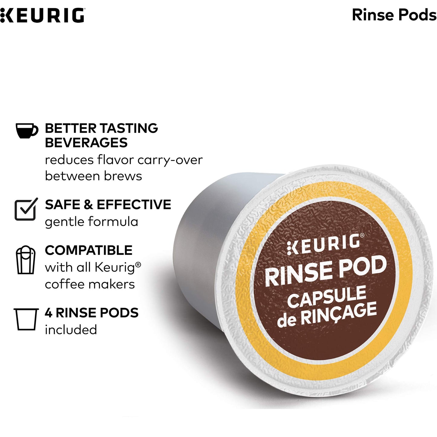 Keurig K-Supreme Single Serve K-Cup Pod Coffee Maker, MultiStream Technology, 4 Brew Sizes, 66oz Dual-Position Removable Reservoir, Gray