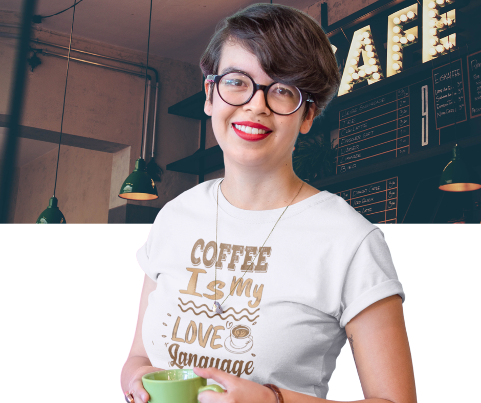 JavaNice™ Premium T-Shirt Coffee is my Love Language
